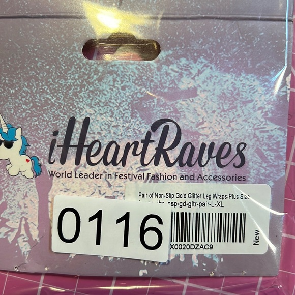 New plus size Gold Glitter Leg wraps - Picture 7 of 10